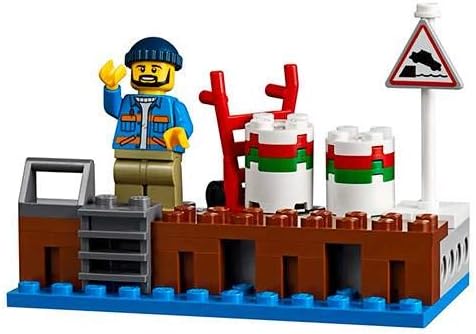 LEGO City Dock Side Fire 60213 Building Kit (97 Pieces)