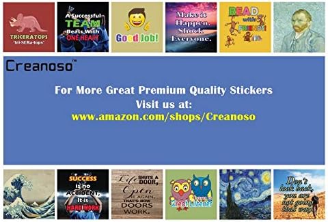 Creanoso Funny Dinosaurs Humor Stickers (10-Sheet) - Classroom Reward Incentives for Students and Children - Stocking Stuffers Party Favors & Giveaways for Teens & Adults