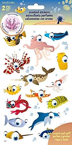 Scented Stickers Cherry Citrus Fruit Sticker Set Bundle - 8 Pack Girls Craft Stickers Fruit Stickers Girls Scrapbook Set (Girls Scrapbook Kit)