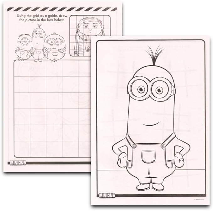 Despicable Me Minions Coloring Book with Stickers ~ 100 Minions Stickers