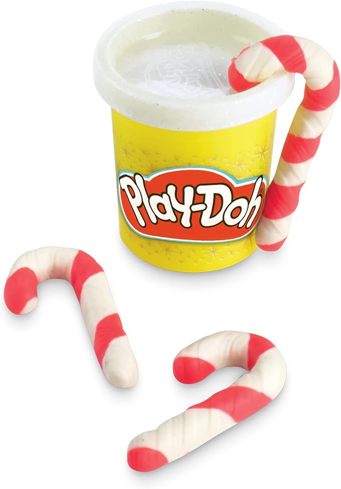 Play-Doh Advent Calendar Toy for Kids 3 Years and Up with Over 24 Surprise Accessories, Playmats, and 24 Cans, Assorted Colors, Non-Toxic