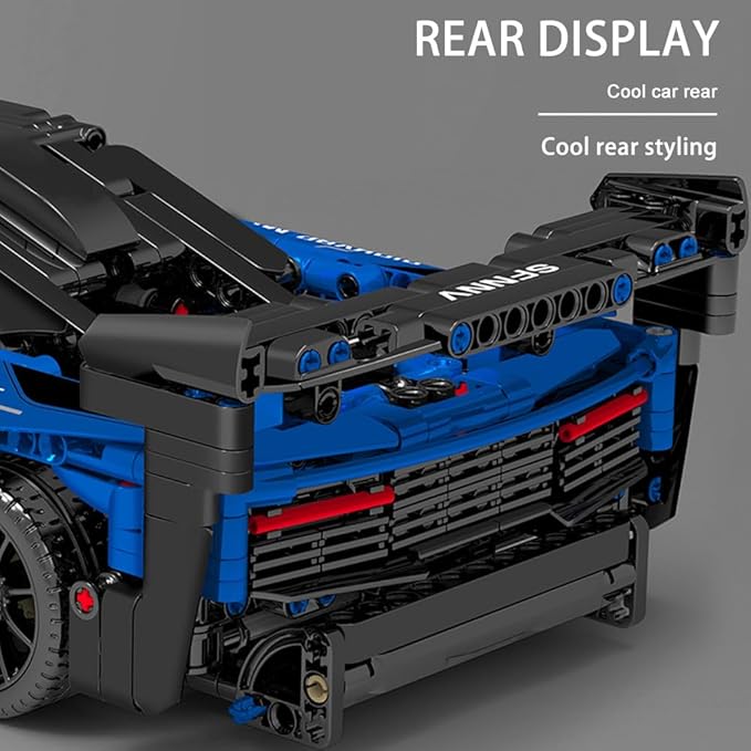 Mesiondy Sports Car Building Blocks Toys Adults Kits,1:14 MOC Building Set Raceing Car Model for Boys Age 12-16 8-14,(1404 Pieces)