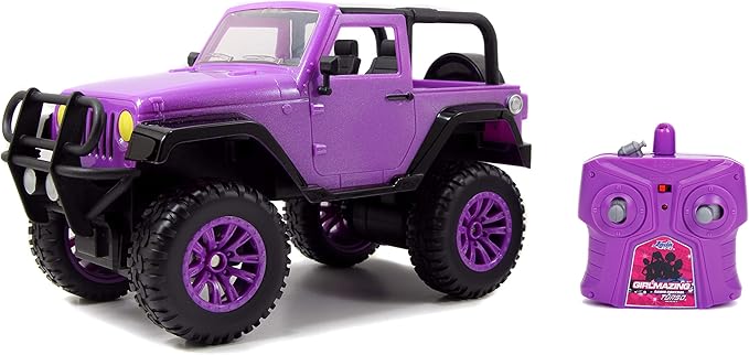 Jada Toys GIRLMAZING Jeep R/C Vehicle (1:16 Scale), Purple (Pack of 4)