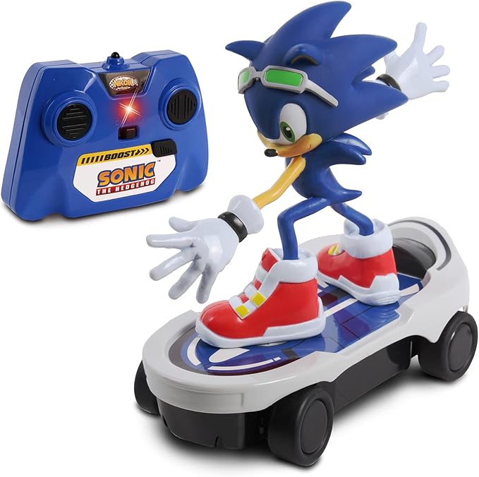NKOK Sonic NKOK Free Rider R/C, Turbo Boost Feature: Goes from Fast to Super-Fast, Allows Children to Pretend to Drive and Have Fun at The Same Time, for Ages 6 and up