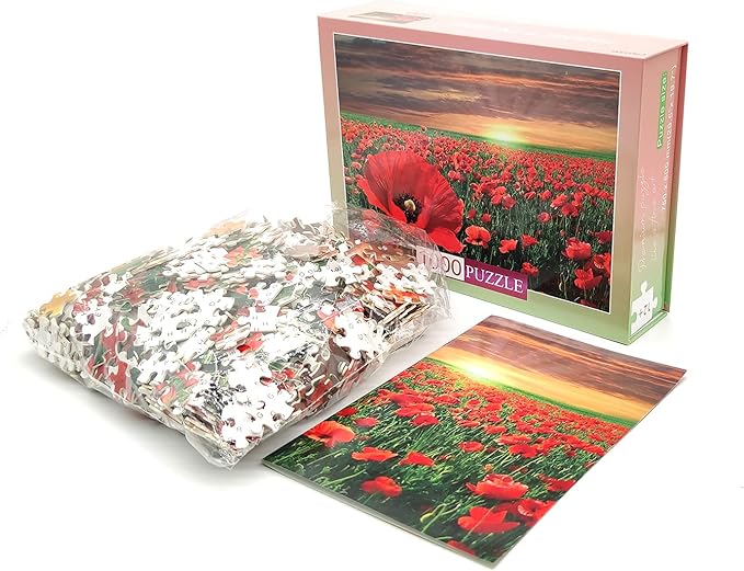 Puzzles for Adults 1000 Piece Girl at Sunset Jigsaw Puzzles for Kids