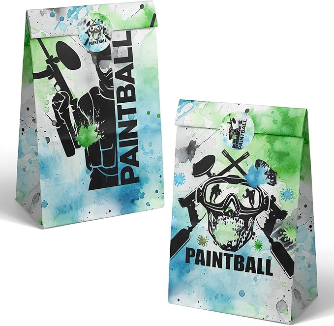 Paintball Party Favor Bags Paintball Goodie Bags Paintball Party Favors for Kids Paintball Birthday Party Supplies