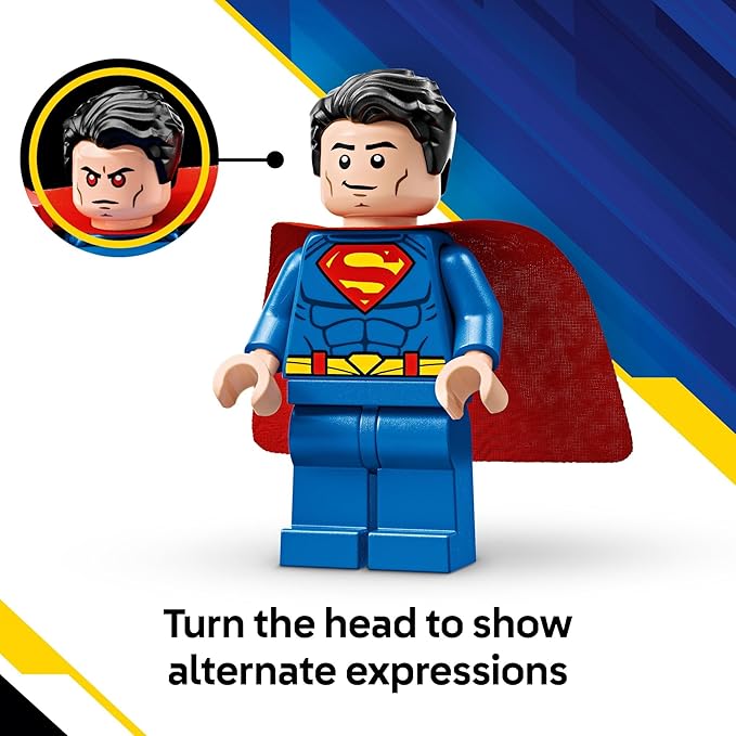 LEGO DC Superman Mech vs. Lex Luthor Building Toy - Superman Toy for Kids, Boys and Girls, Ages 6+ - Buildable Action Figure - Superhero Gift for Birthday - 76302