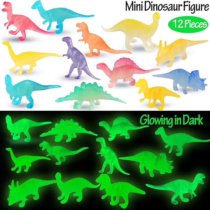 Dinosaur Party Favors For Kids, 134 Dino Party Favors With Slap Bracelets, Keychains, Rubber Rings, Make-a-Face Sticker, Dinosaur Stickers, Dinosaur Figures, Dinosaur Eggs, Dinosaur Goodie Bags