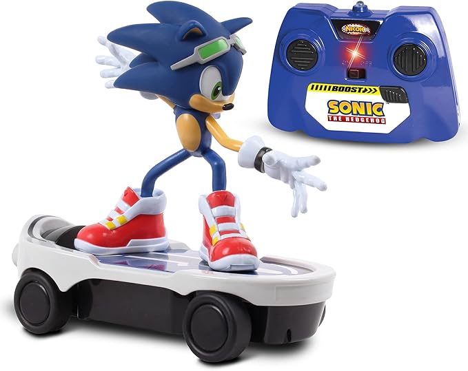 NKOK Sonic NKOK Free Rider R/C, Turbo Boost Feature: Goes from Fast to Super-Fast, Allows Children to Pretend to Drive and Have Fun at The Same Time, for Ages 6 and up