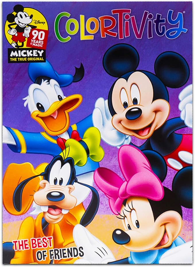Disney Coloring Books for Kids Toddlers Bulk Set Bundle - 8 Disney Books with Stickers and Door Hanger (Minnie Mouse and Friends)