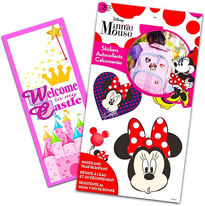 Disney Coloring Books for Kids Toddlers Bulk Set Bundle - 8 Disney Books with Stickers and Door Hanger (Minnie Mouse and Friends)