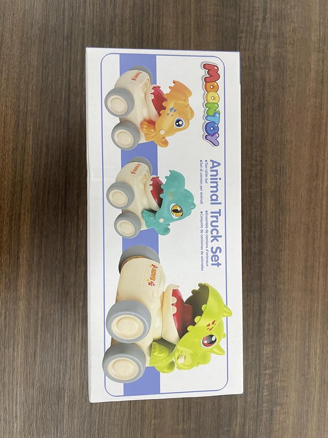 MOONTOY Baby Car Dinosaur Toys for 1 2 Year Old Boy Press and Go Cars for Toddlers 1-3, Push Go Dino Cars Toddler Toys Age 1-2 0-2 Baby Toys 12-18 Months Christmas Stocking Stuffers 1st Birthday Gifts