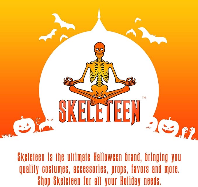 Skeleteen Metal Handcuffs with Keys - Toy Police Costume Prop Accessories Metal Chain Hand Cuffs with Safety Release and Key