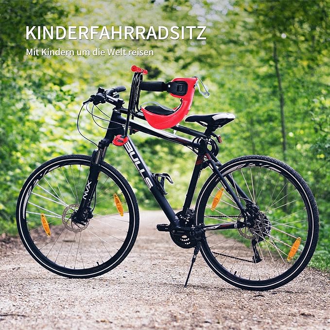 YouTeMei Kids Bike seat, Front Mounted Bike Seat for Adult Bike,Bike Seat Kids for 1-6years Old…