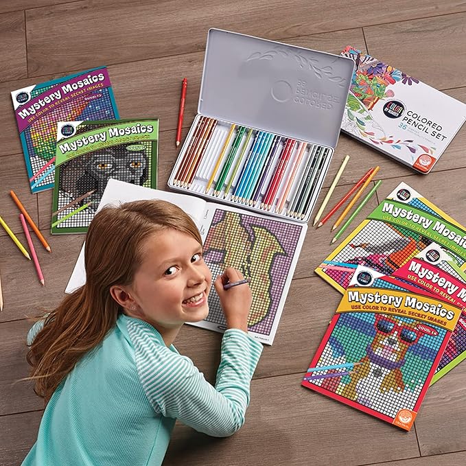 MindWare Color by Number Mystery Mosaics: (Book 3)