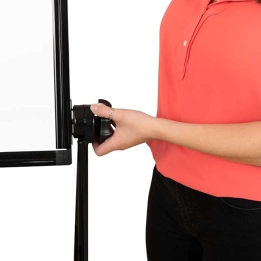 Really Good Stuff Portable Magnetic Dry Erase Easel 35" by 23"
