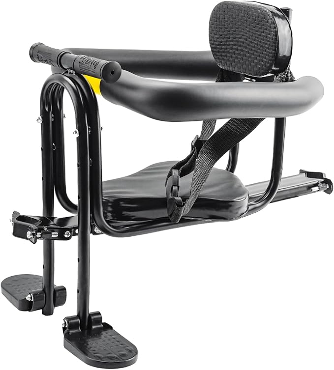 YouTeMei Kids Bike seat, Front Mounted Bike Seat for Adult Bike,Bike Seat Kids for 1-6years Old…