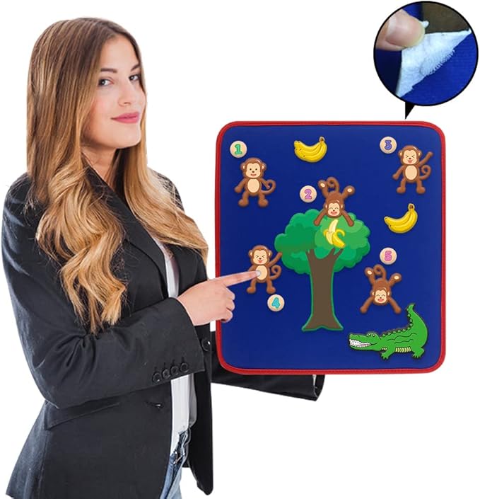 Mewise Felt/Flannel Boards Stories Precut Figures for Toddlers,Kindergareners,Storytelling Interactive Teaching Felt Figures Activity Kit,Felt Pieces for Flannel Board Stories