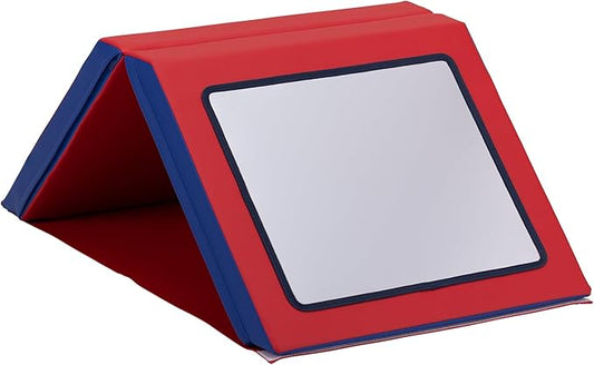 Mirror Floor Easel for Kids – Sensory Seating, Safe, Portable Self-Discovery and Creative Learning Tool for Daycare, Preschool, and Home
