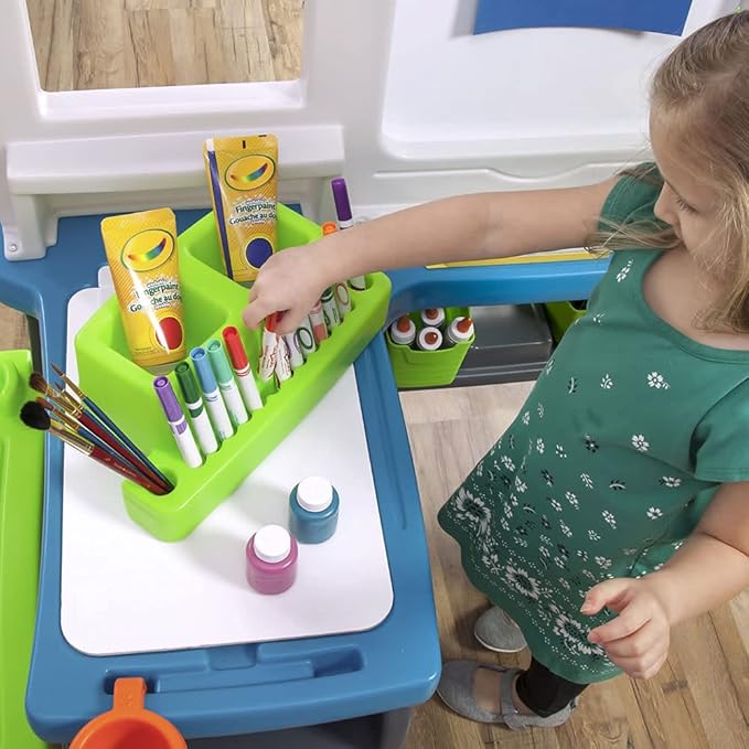 Step2 Great Creations Art Center Art Desk Easel, Multi