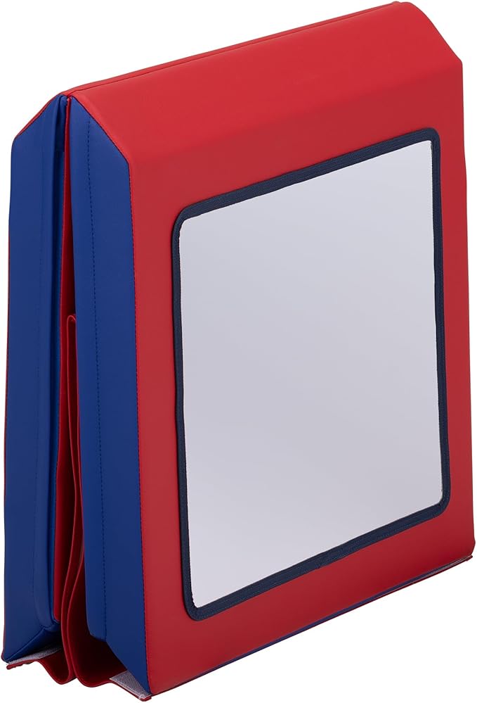 Mirror Floor Easel for Kids – Sensory Seating, Safe, Portable Self-Discovery and Creative Learning Tool for Daycare, Preschool, and Home