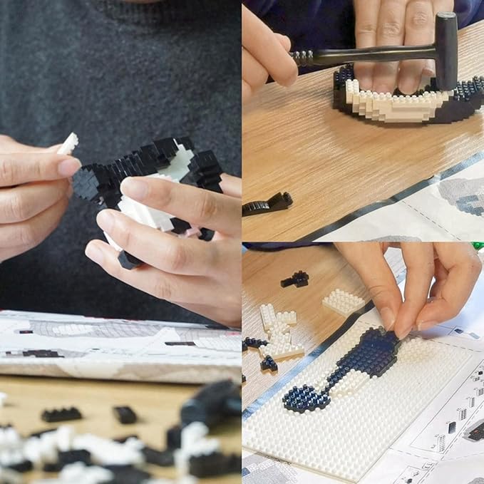 QMEAKMONY Mini Building Blocks Panda Sets Cute Micro Mini Panda Building Bricks for Adults Micro Nano Bricks Perfect Party Favors for Teenagers(1782 PCS)