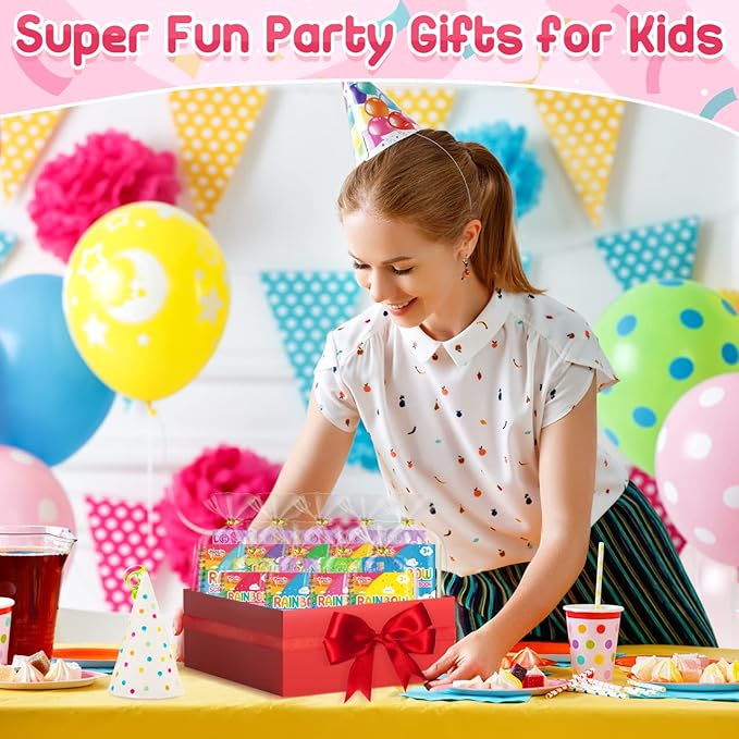 Party Favors for Kids: 16 Pack Rainbow Scratch Art Notebook Classroom School Supplies Bulk for Girls Boys Goodie Bags Stuffers, Return Gifts for Birthday Party Valentines Gift Kid Crafts