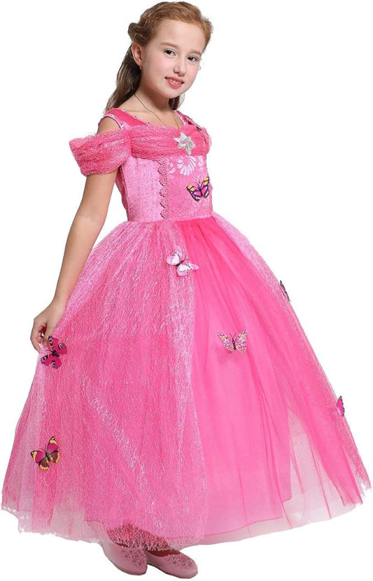 Dressy Daisy Baby Girls' Princess Fancy Dress Up Costume Christmas Halloween Outfit Butterfly Size 24 Months Hot Pink