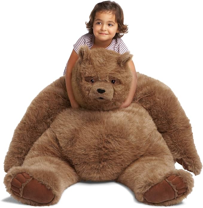 Manhattan Toy Kodiak Bear Jumbo 40" Huggable Stuffed Animal and Plush Room Décor for 4 Years and Up