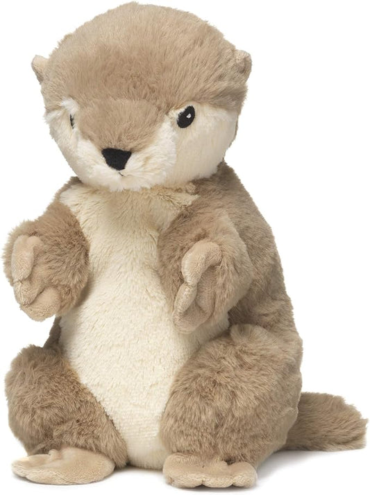 warmies Microwavable & Weighted Stuffed Animals, Otter - Heated Stuffed Animal Plushie for Warmth & Comfort - Cute Soft Plush Toys for Adults & Children (Boys, Girls, Babies & Toddlers)