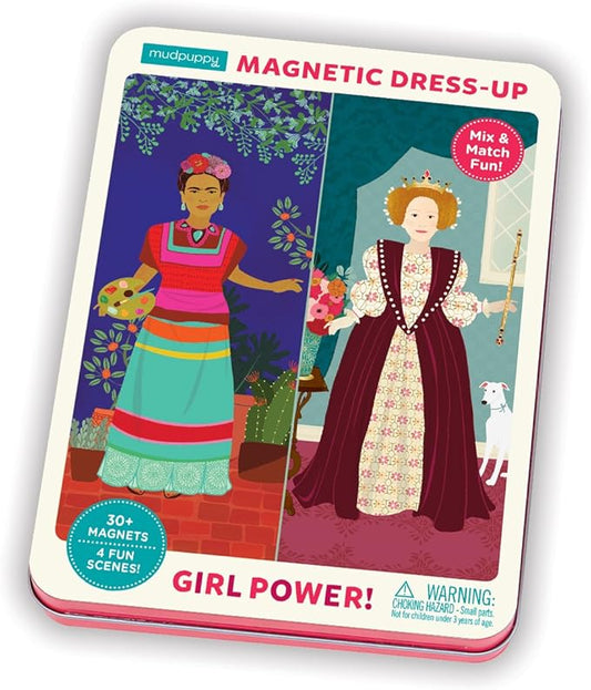 Mudpuppy Girl Power! Magnetic Figures Small