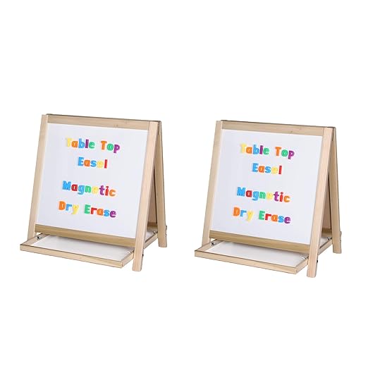 Double Sided Magnetic Table Top Easel