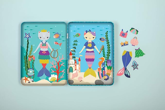 Mudpuppy Purrmaid Magnetic Dress-up Small