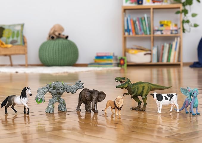 Schleich ELDRADOR CREATURES — Stone Monster, Durable and Detailed Monster Toy with Movable Arms and Rotating Torso, Fantasy Toys for Boys and Girls Ages 7+, 9.3 x 17.7 x 12 cm