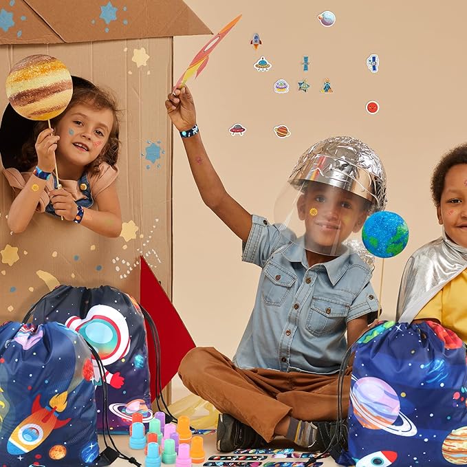 Space Party Favors, Space Themed Birthday Party Decorations Outer Space Party Favors Gifts Goodie Bags Stuffers Space Birthday Party Supplies Astronaut Toys for Kids Boys Girls