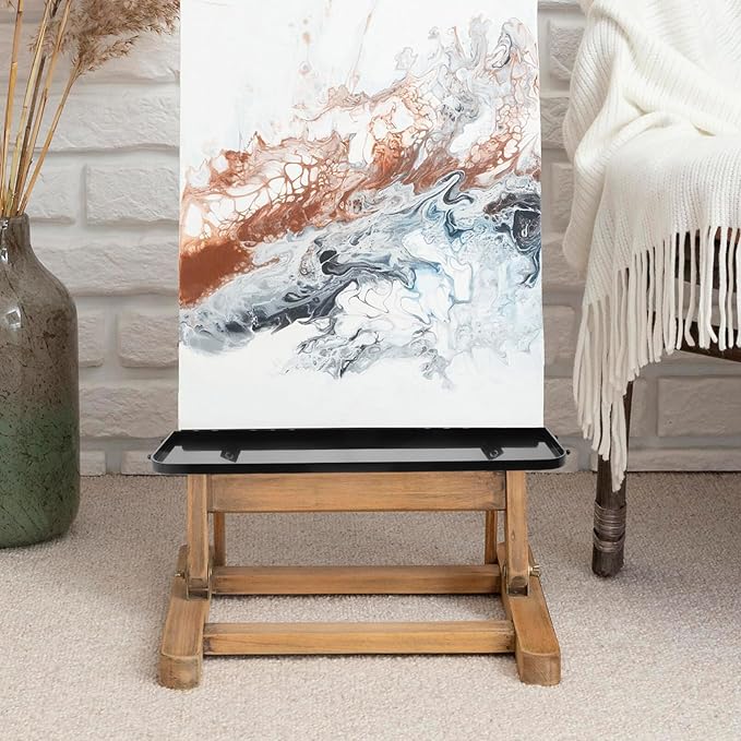 Plastic Detachable Easel Tray Shelf Replacement Sketch Rack Storage Removable Portable Artists Storage Platform Painting Easel Stand for Art Easels