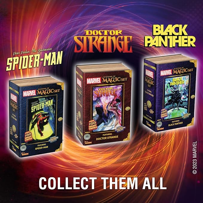 Fantasma Marvel’s Multiverse of Magic Doctor Strange Magic Kit for Kids and Adults | Magic Set Packaged Inside an Oversized Comic Book Art Storage Box | Magic Show with Over 100 Magic Tricks