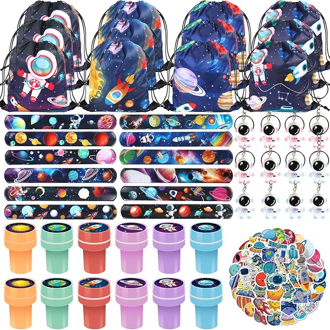 Space Party Favors, Space Themed Birthday Party Decorations Outer Space Party Favors Gifts Goodie Bags Stuffers Space Birthday Party Supplies Astronaut Toys for Kids Boys Girls