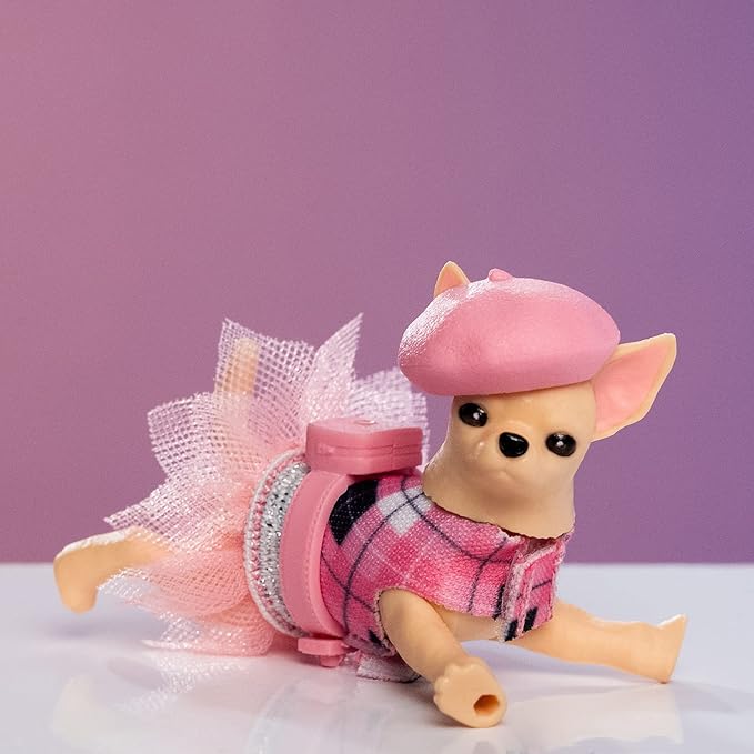 Real Littles - 3 Collectible Micro Puppy Carriers with 3 Micro Puppies and 15 Micro Working Surprises Inside!